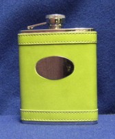 Lime Green Flask for Bridesmaids